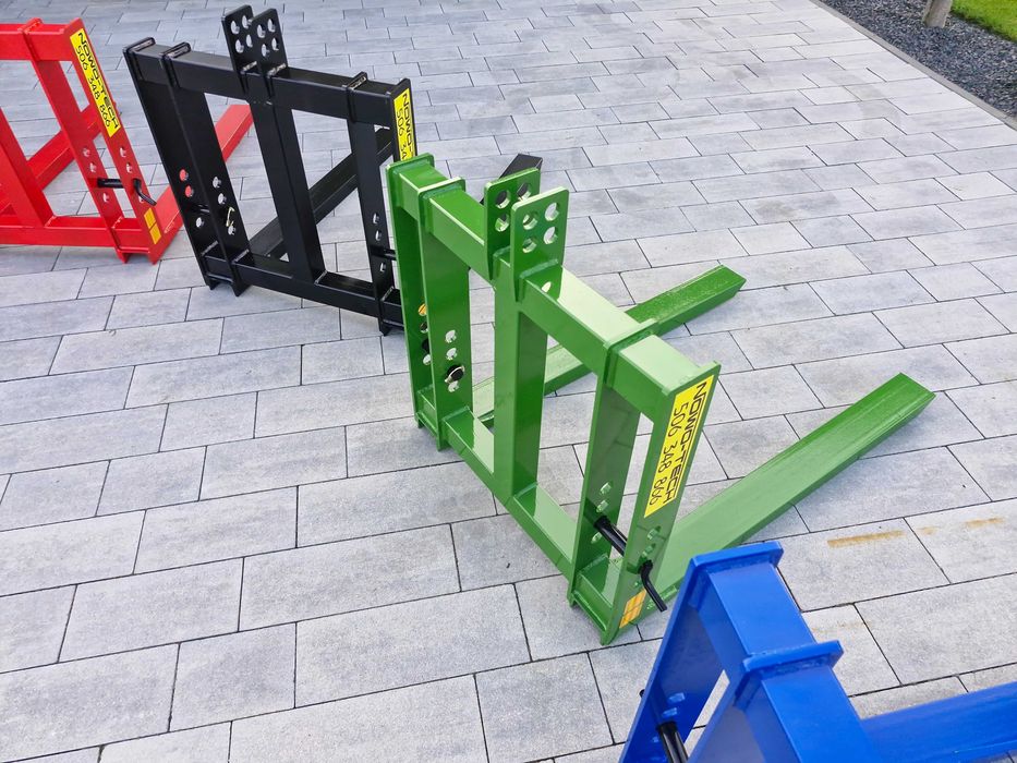 paleciak na tył ciągnika, widły do palet, 4 uchwyty mocujące, nowość