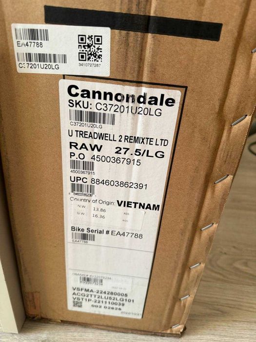 Cannondale treadwell 2 remixte ltd raw