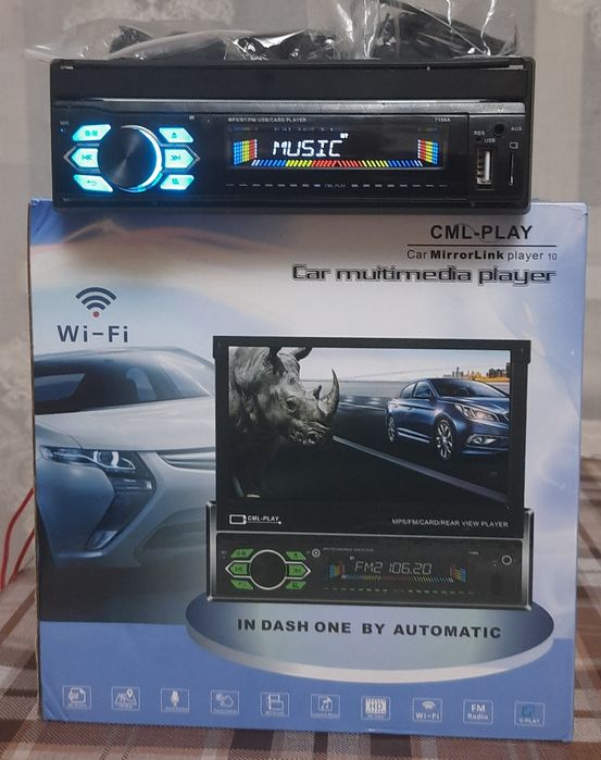 Автомагнітола Pioneer 7188A 1DIN 2\16 Гб.