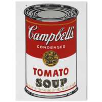 Andy Warhol tomato soup plakat pop-art 50x70