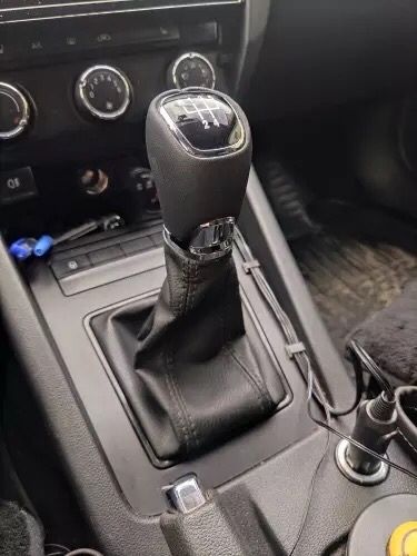 Рычаг кпп акпп Шкода А7 А5 кожа Skoda DSG Octavia Rapid Fabia ДСГ