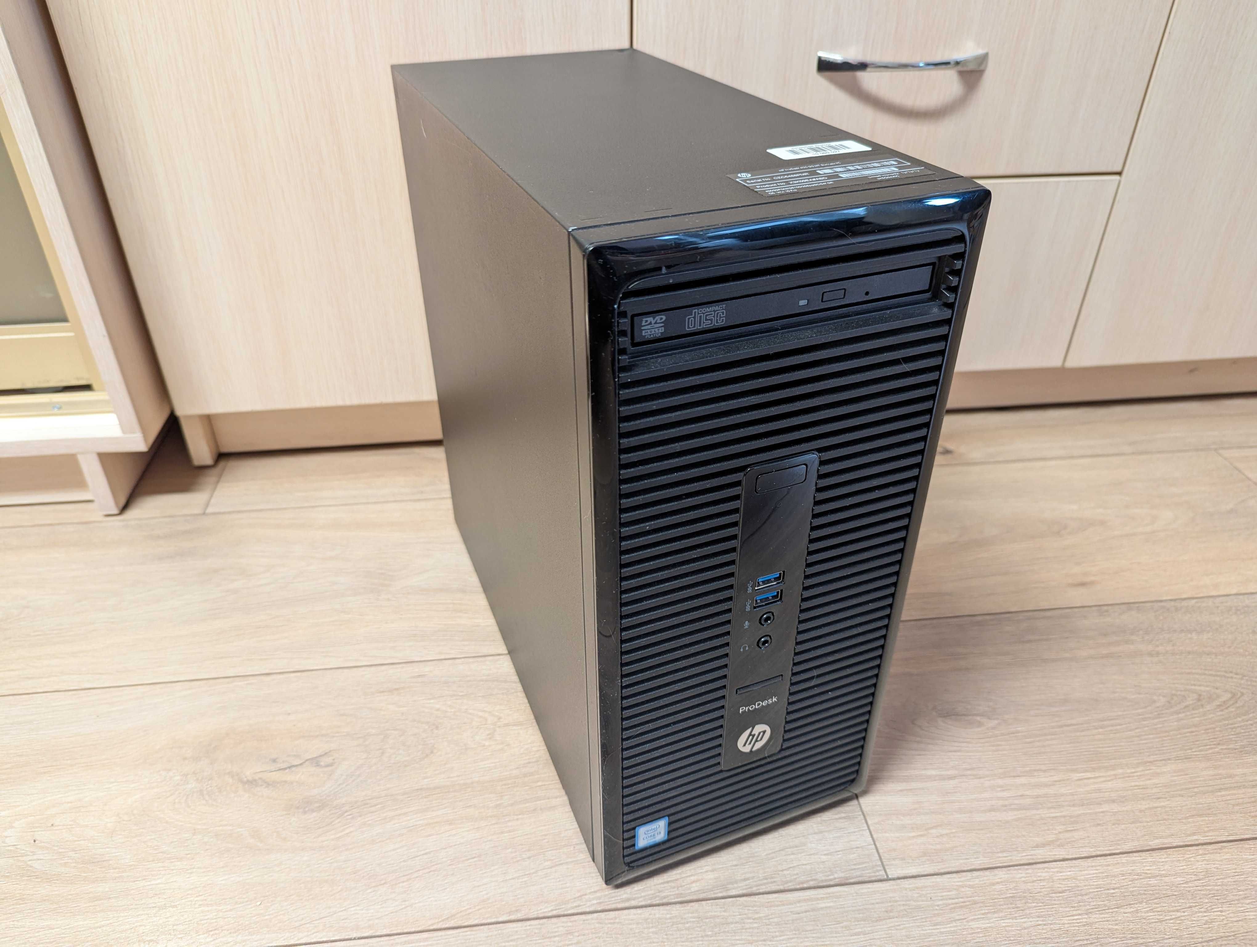 Системный блок s.1151 HP 400 G3 intel i3-6100/Radeon RX 460 4gb/DDR4