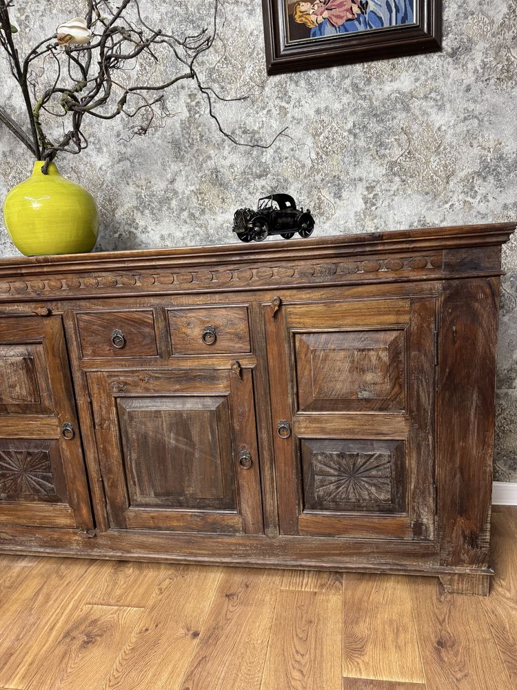 Komoda kolonialna, lite drewno, piękna, rustykalna, vintage!