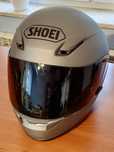 Kask motocyklowy Shoei XR-1000 srebrny + pokrowiec + kominiarka