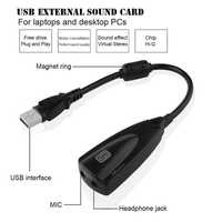 Наружная звуковая карта USB-Sound Card 3D