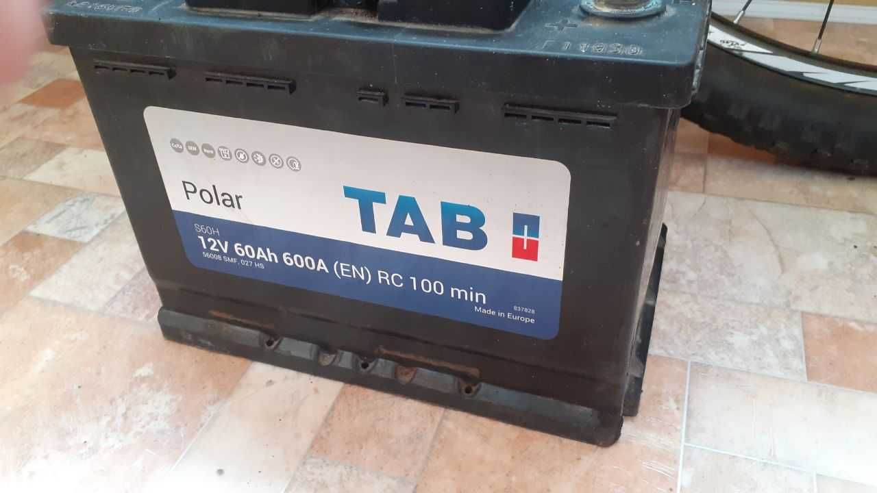Акумулятор tab polar s 12v 60ah 600a