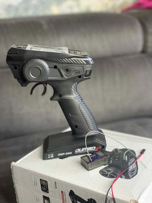 Aparatura Dumborc DDF-350 odbiornik P10F 10CH ver.Metal +LED RC System