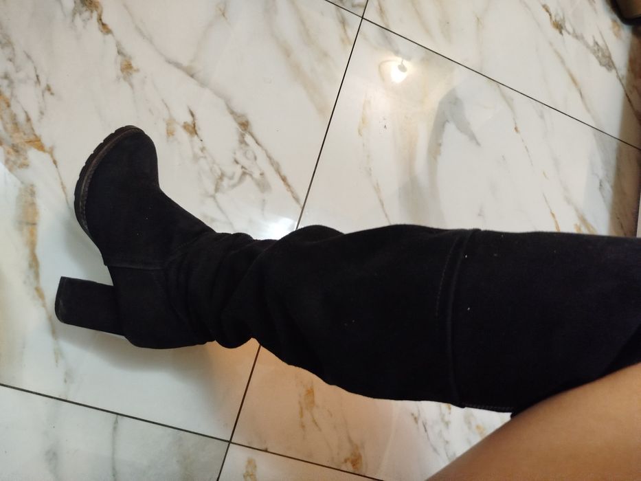 Ботфорди замшеві