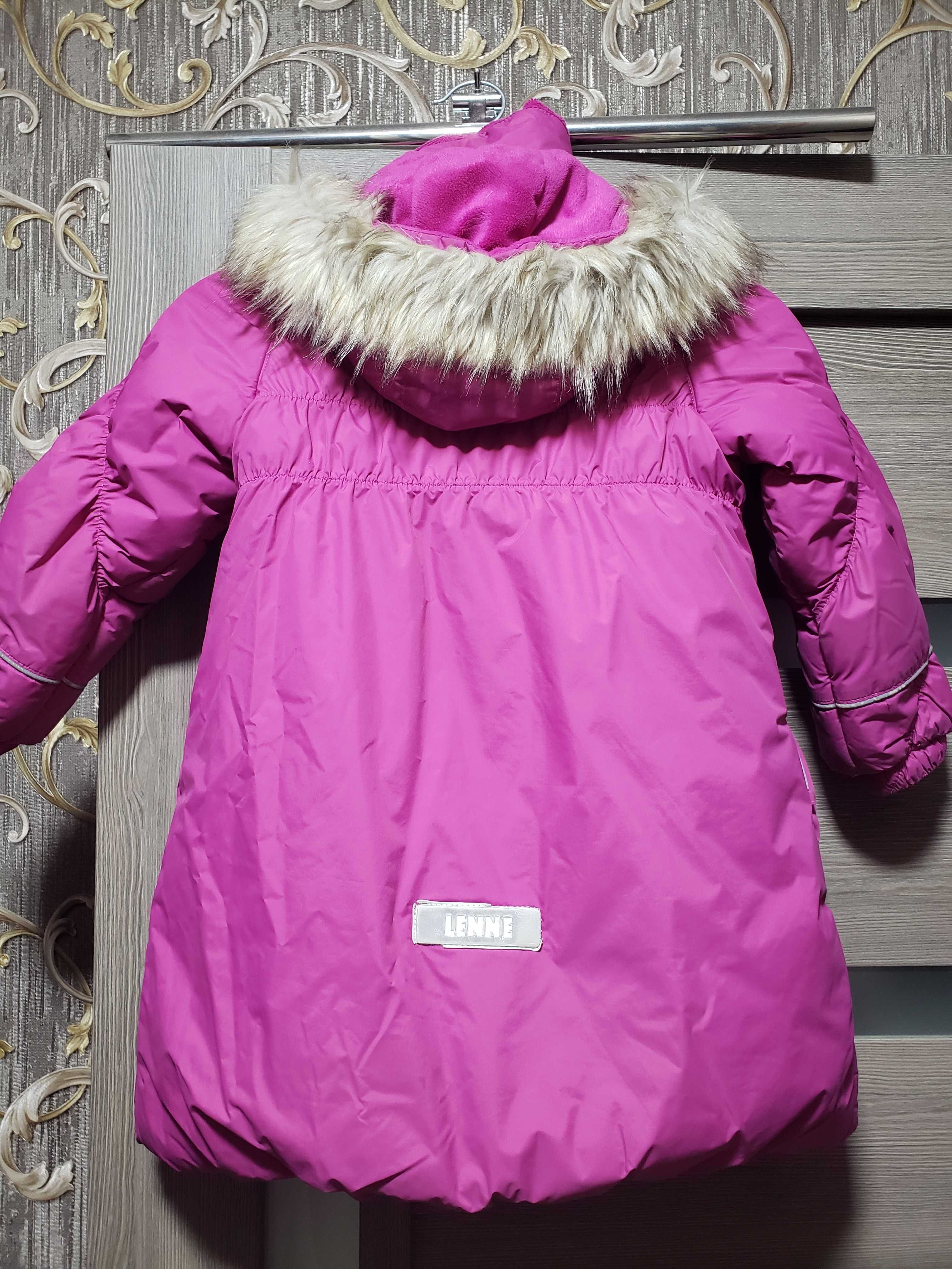 Зимнее пальто Lenne, размер 104, девочка