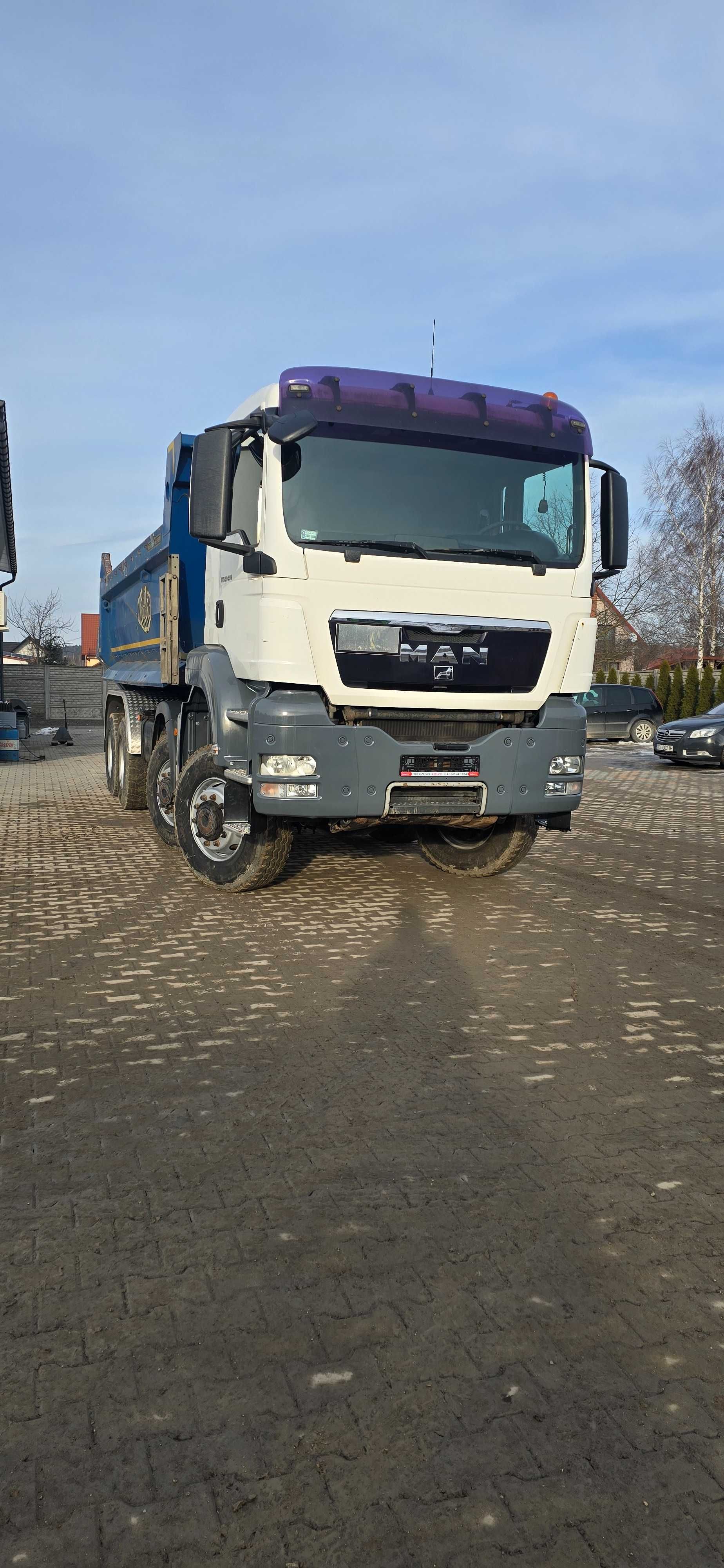 MAN TGS 41.440 WYWROT 2 Szt. Meiller Kipper 2011r ŁADNY STAN 8X8
