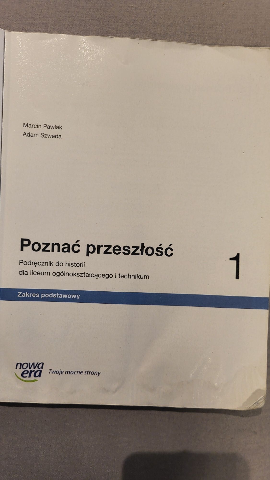 Poznać przeszłość 1. Zakres podstawowy.