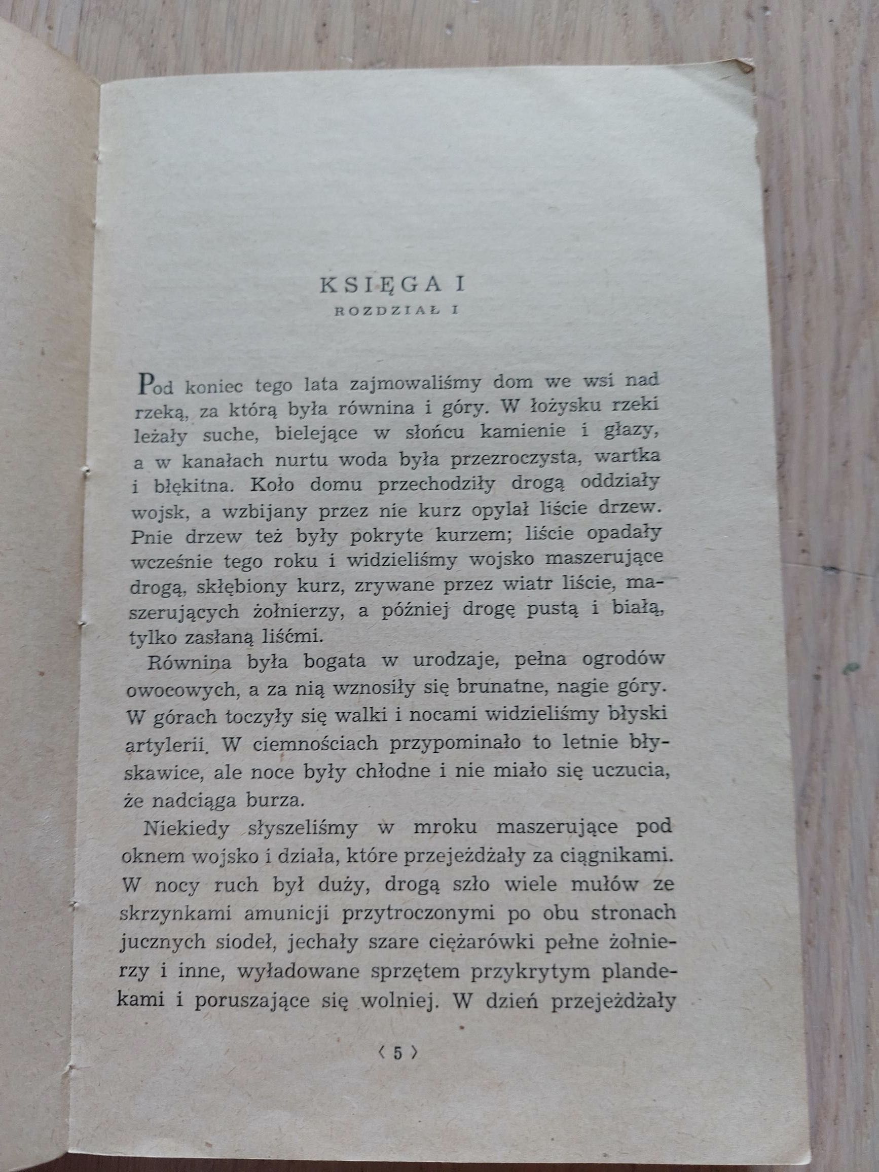 Ernest Hemingway, Pożegnanie z bronią, PIW 1957