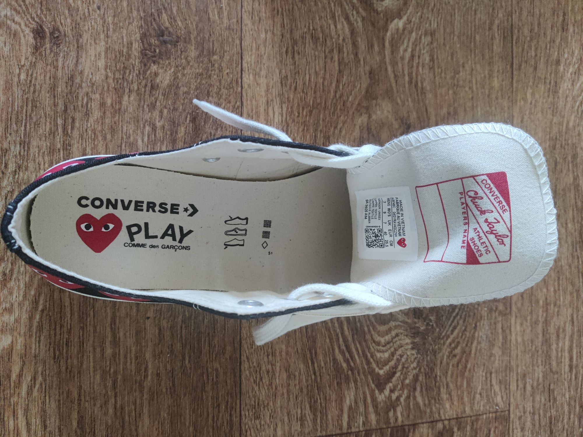 Кеди Converse x Comme des Garçons PLAY Chuck 70 Multi Heart