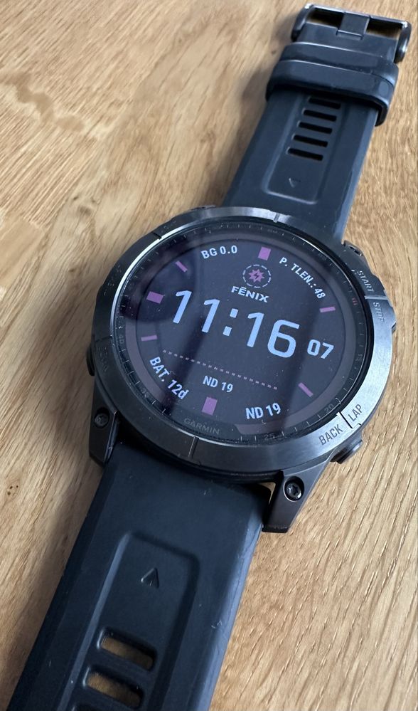 Garmin Fenix 7X Sapphire Solar stan bdb