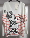 Zakochasz się od pierwszego dotyku sweter z Minnie i srebrnym blaskiem