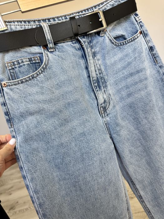 Штани джинси сині палаццо 36 S розмір жіночі