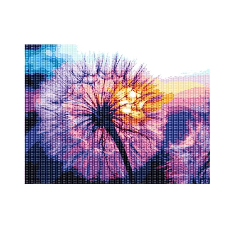 Diamond painting haft diamentowy  -  dmuchawiec (302)