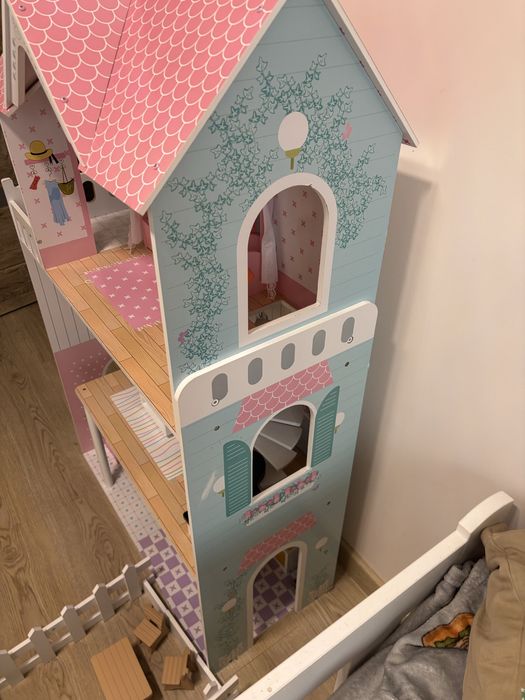 Domek dla lalek xxl duzy drewniany mamabrum