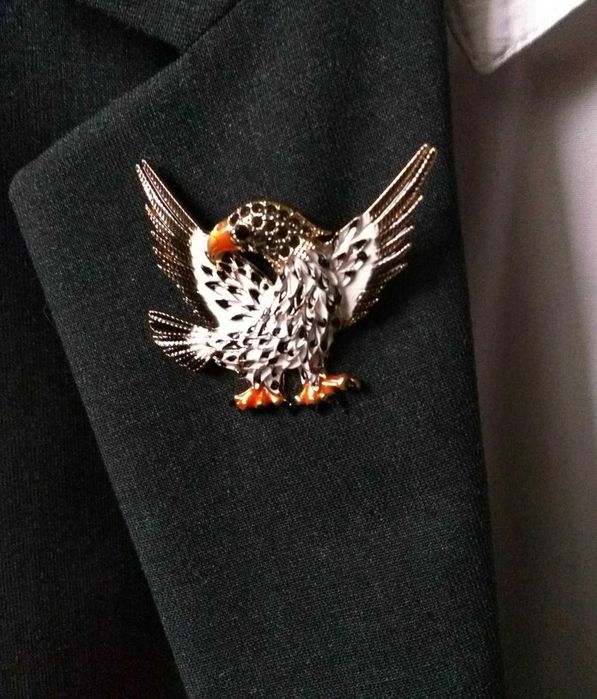 Alfinete / Broche / Pregadeira Aguia NOVO