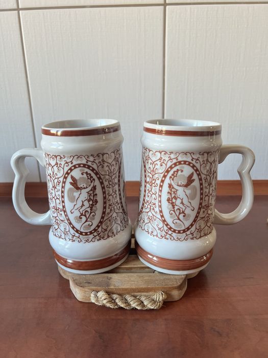 Zestaw dwóch kufli kolekcjonerskich Bogucice