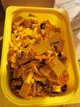 Lego mix żólte 1,5 kg