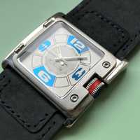 Niespotykany zegarek prostokąt japonski Rubicon