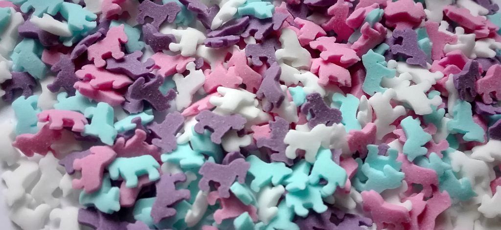 Posypka Cukrowa Unicorn Jednorożec Kolor Mix 50G