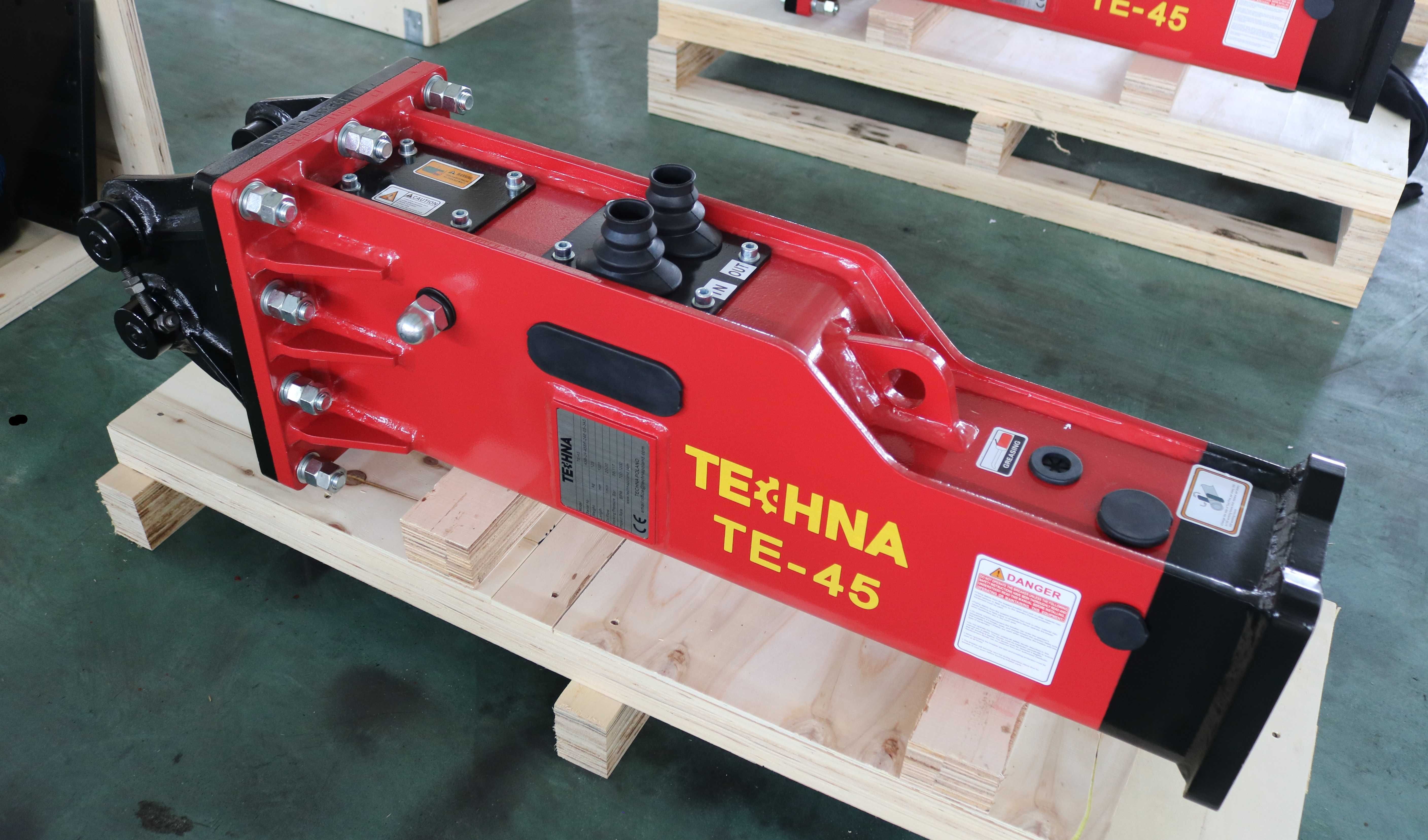 Młot hydrauliczny MINIkoparki ton Techna TE-45 125 kg  CAT 301.6 301.8