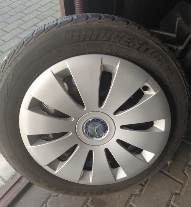 Opony zimowe Felgi stalowe Kołpaki Mercedes