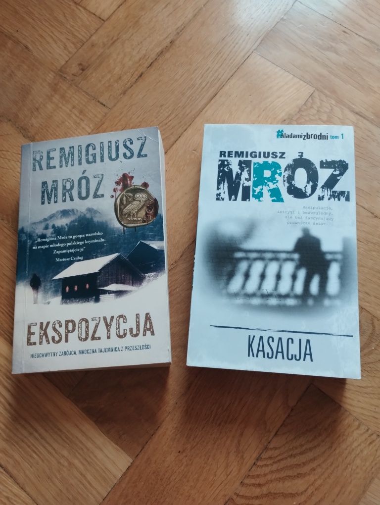 Remigiusz Mróz Kasacja i Ekspozycja 2 książki