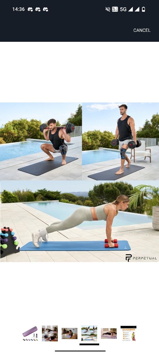 Tapete Yoga Azul