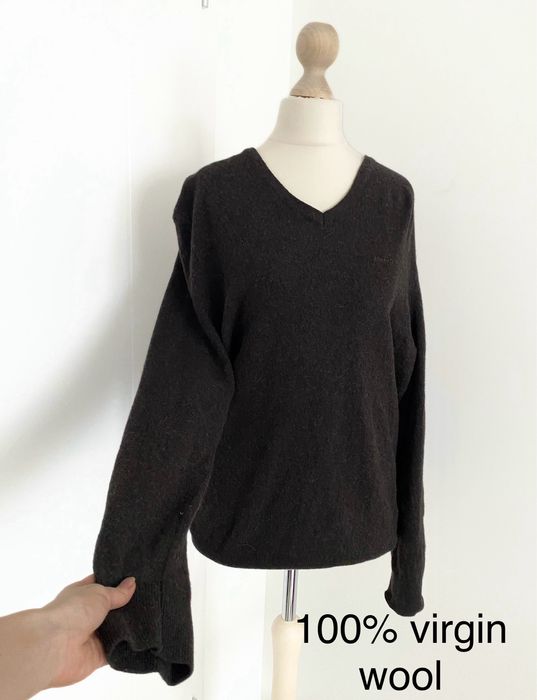 Szary luźny sweter XL 42 Marc O’Polo basic ciepły wełna