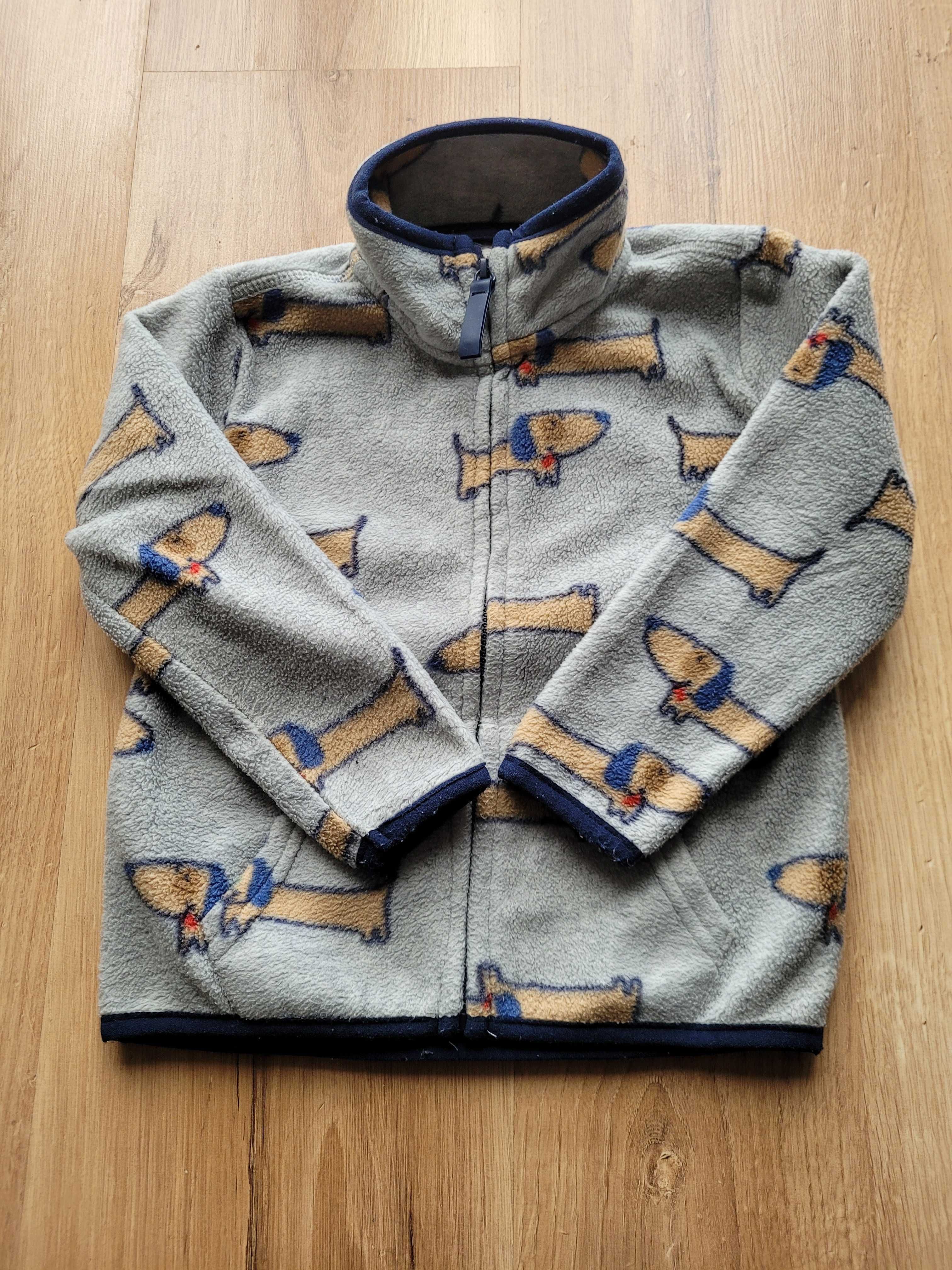 Bluza polarowa Smyk 92 18-24 niemowlęca chłopięca przejściowa