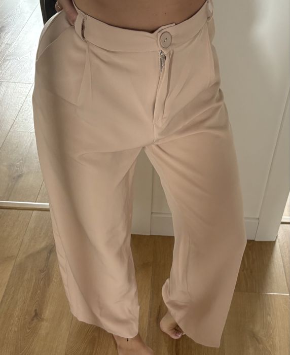 Szerokie spodnie xs Zara stradivarius