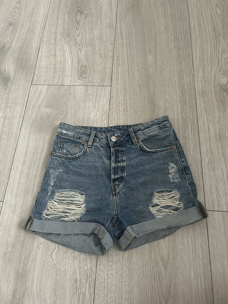 szorty jeansowe h&m