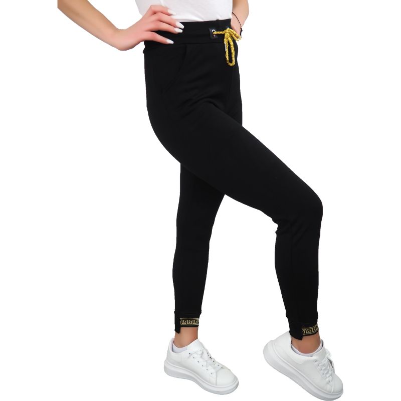 Spodnie dresowe damskie 1 szt. czarny S/M