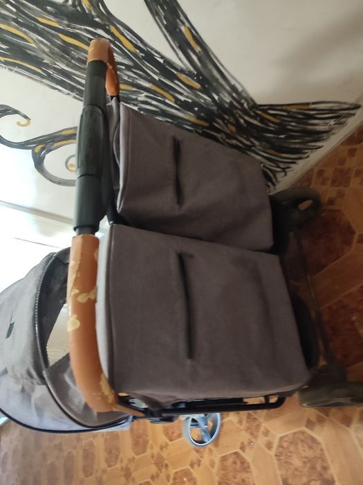 Коляска для двійні, прогулянкова,лежаче пол,книжка,стрость,складна