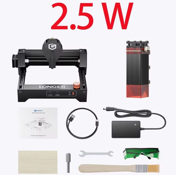 Gravadora laser Longer Ray 5 mini 2.5w nova