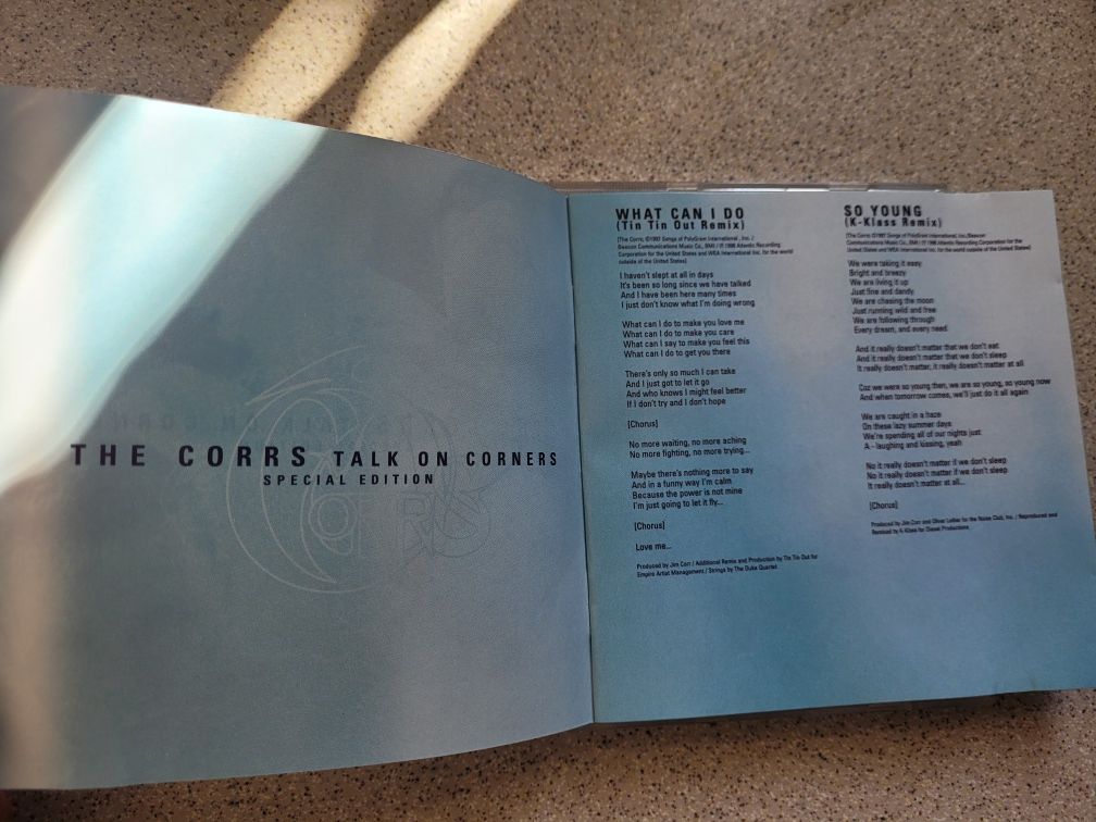 CD The Corrs Talk on Corners spec.edit. 1998 Atlantic