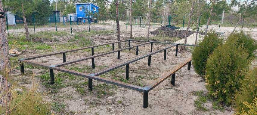 Винтовые сваи сваекрут, оголовники, геошуруп фундамент Гвинтові палі