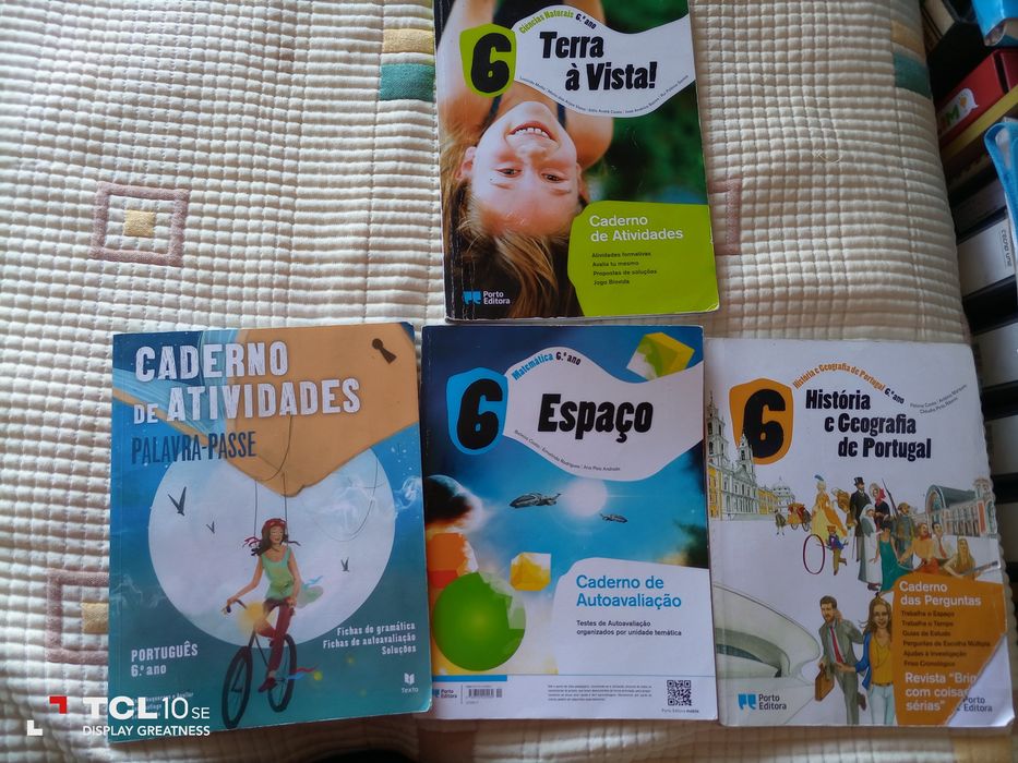 Vendo livros de fichas do 6 ano