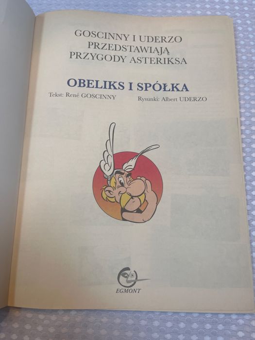 Komiks Asteriks Obeliks i Spółka wydanie z leksykonem