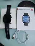 HUAWEI Watch Fit 3 Czarny komplet + szkło + dodatkowy pasek nylonowy