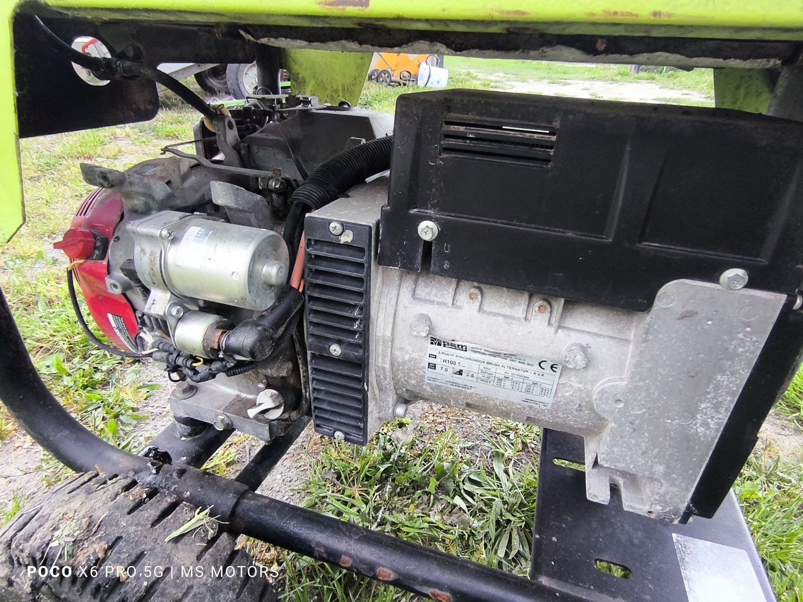 Agregat prądotwórczy PRAMAC 7KW 400V + 230V
