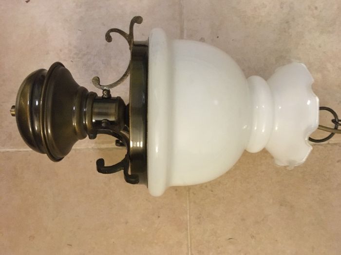 Candeeiro de teto antigo (2 lâmpadas)