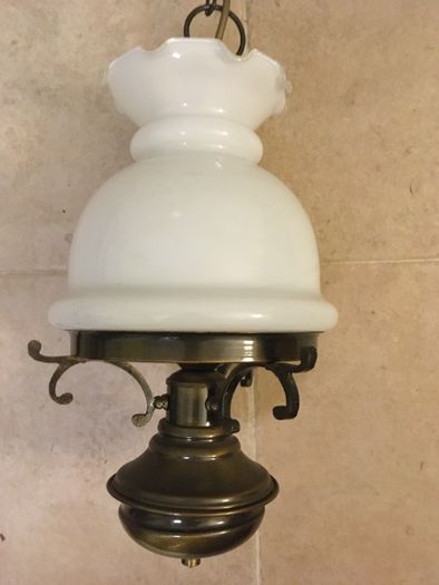 Candeeiro de teto antigo (2 lâmpadas)
