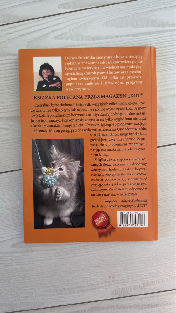 Książka szczęśliwy kot