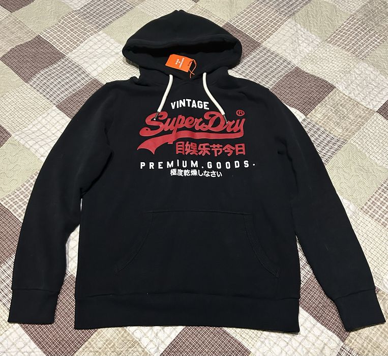 Худі Superdry на флісі розмір Л нове з біркою