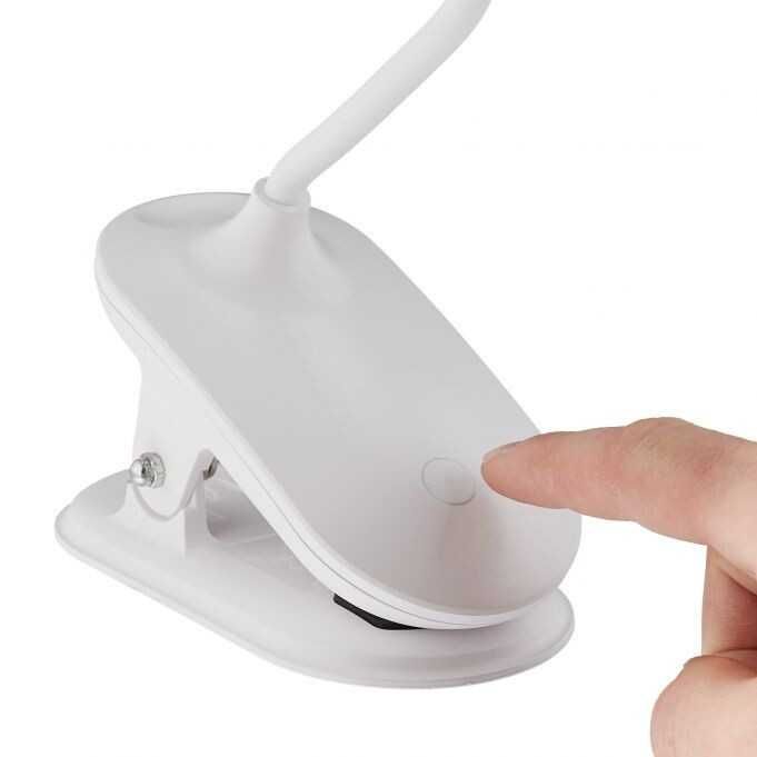Lampa zaciskowa LED dotykowa aku