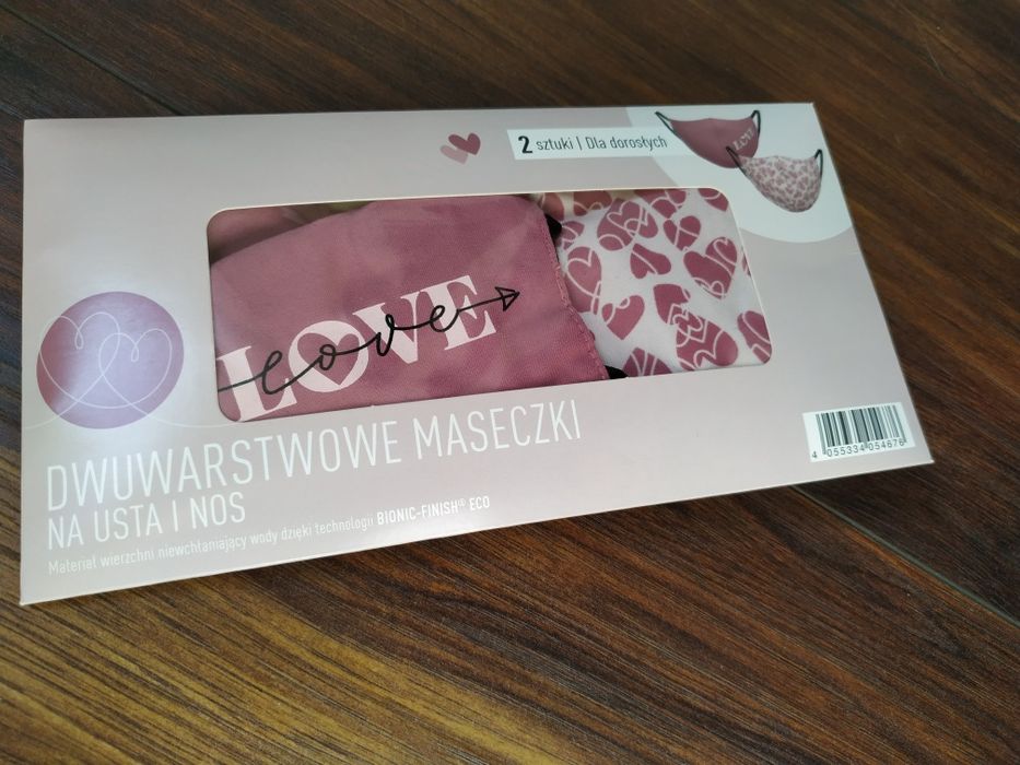 Maseczki dwuwarstwowe 2 szt. Komplet